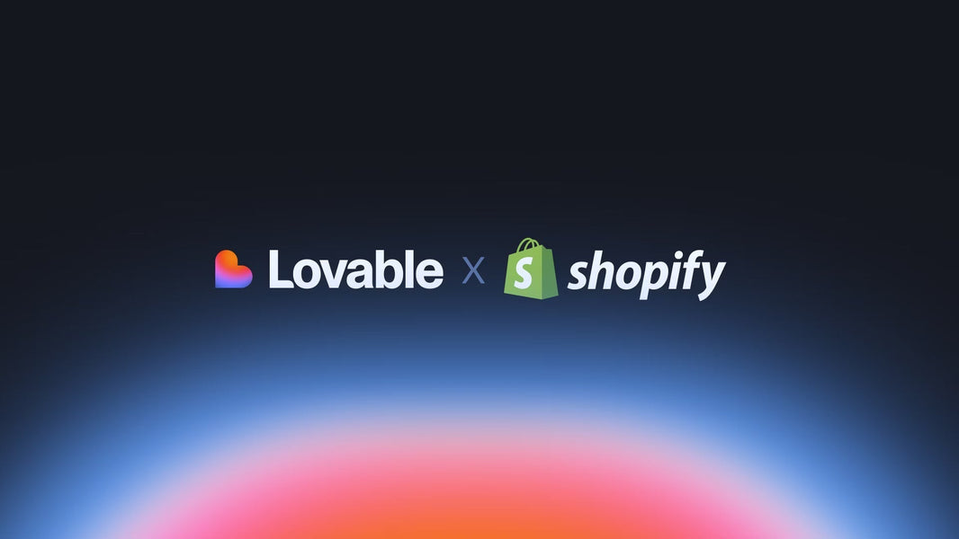 Lovable x Shopify: Lanza una tienda en minutos con IA.